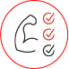 arm icon train icon